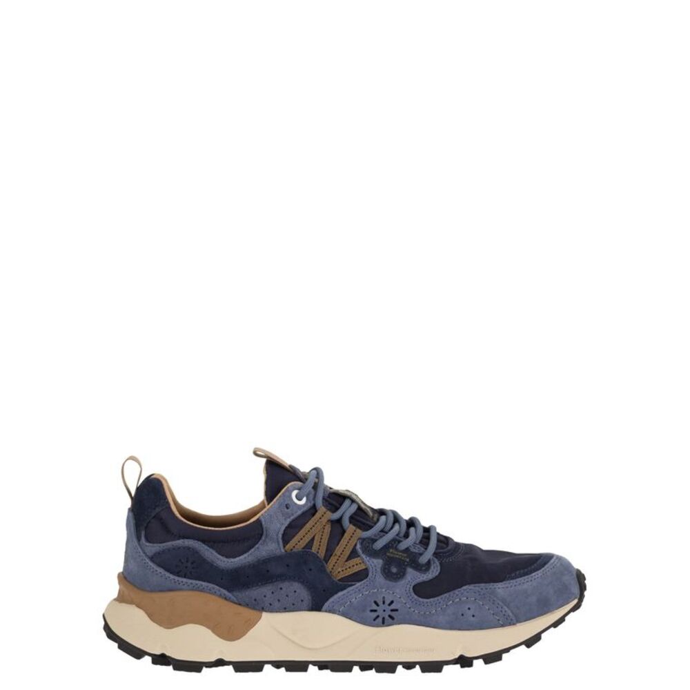 Flower Mountain Men Yamano 3 - Sneakers In Suede And Technical Fabric